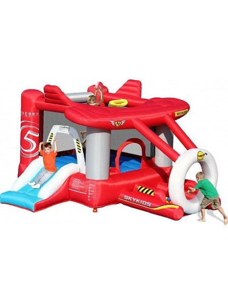 Батут дитячий надувний Літак HAPPY HOP Батут дитячий надувний Літак HAPPY HOP